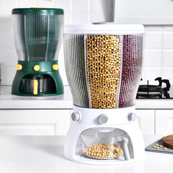 

kitchen dry dispenser cereal rice grains storage container bottles & jars