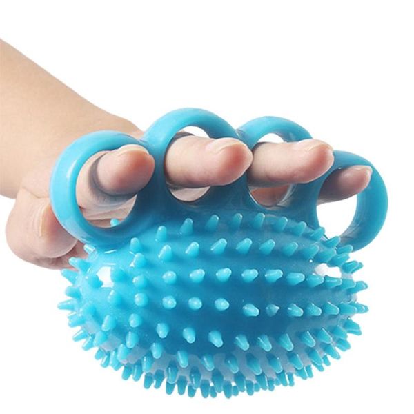 

hand grips silicone fitness expander gripper strengthen exerciser trainer stress power ball egg grip forearm