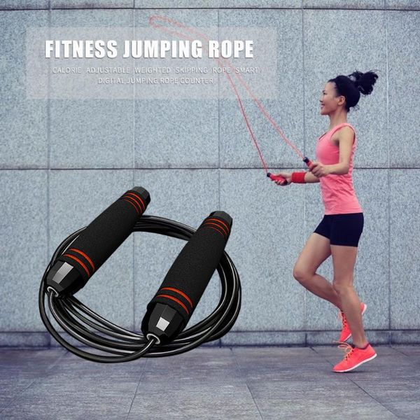 

2.8m skipping rope fitness steel workout sports wire rapid speed jumping for effective working-out accessories jump ropes