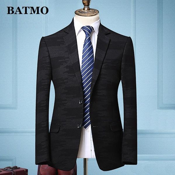 

men's suits & blazers batmo 2021 arrival single breasted camouflage casual blazer men,fashion jacketa men,plus-size 883, White;black