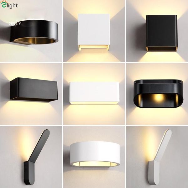 

postmodern metal led wall lamp bedroom light living room lights fixtures corridor sconce