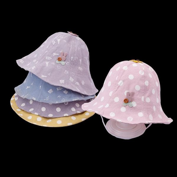 

caps & hats [simfamily]1pc children hat summer printing cap for boys and girls kids sun cartoon baby 6 months to 5 years, Yellow