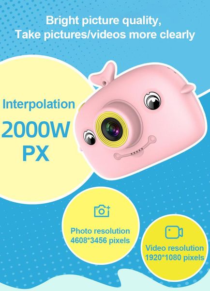 

children camera cartoon digital dv handheld sports camcorder cute toy child birthday gift cameras