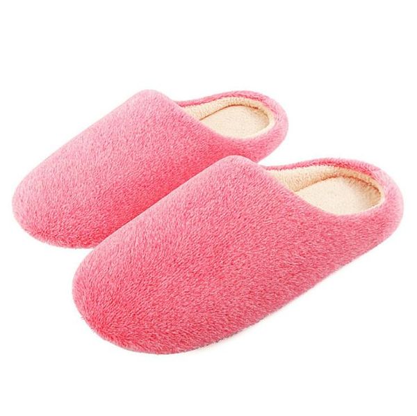 

slippers epher indoor plush soft cotton non-slip home footwear women slides, Black