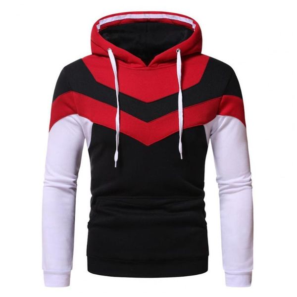 

men's hoodies & sweatshirts man skin-friendly pullover polyester leisure slim fit men outfits for outdoor, Black