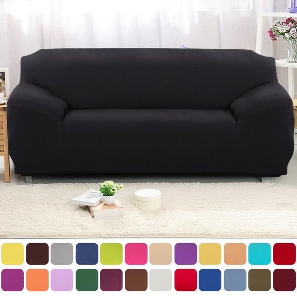 

chair covers 1/2/3/4seats solid color elastic stretch sofa cover tight package all-inclusive non-slip universal couch slipcover