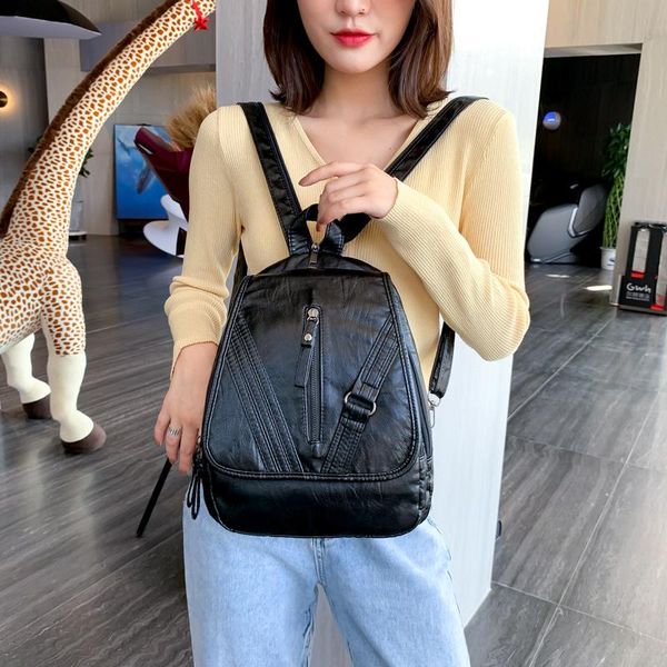 

backpack creative casual bag women's season fashion all-match shoulder handbag