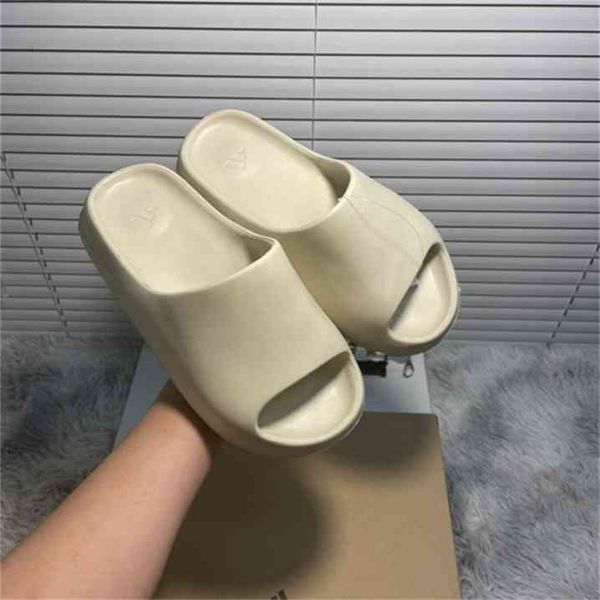 

fashion brand slippers foam men super great quality runner outdoor basketball football soccer sneakers sports sandal leisure gift summer par, Black