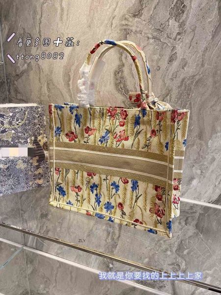 

2021 new wheat ear embroidery tote pastoral one shoulder bag tote lady fusanghua shopping bag zly bags