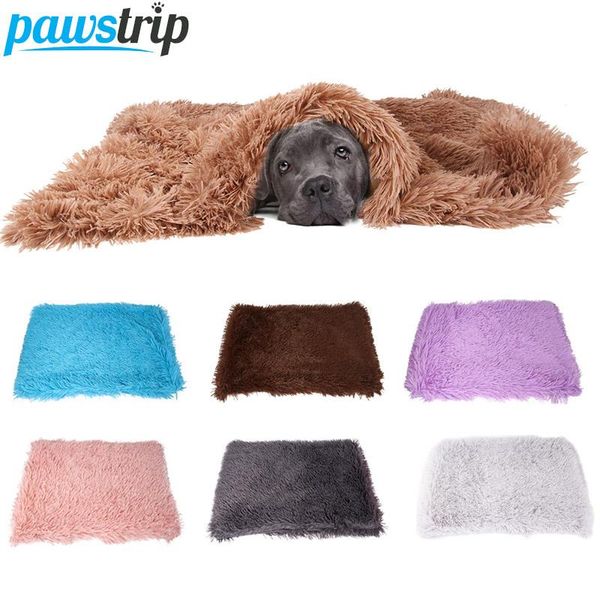 

winter dog bed mat soft fleece puppy cushion warm cat sleeping for small large dogs cats blanket cama perro s/m/l kennels & pens