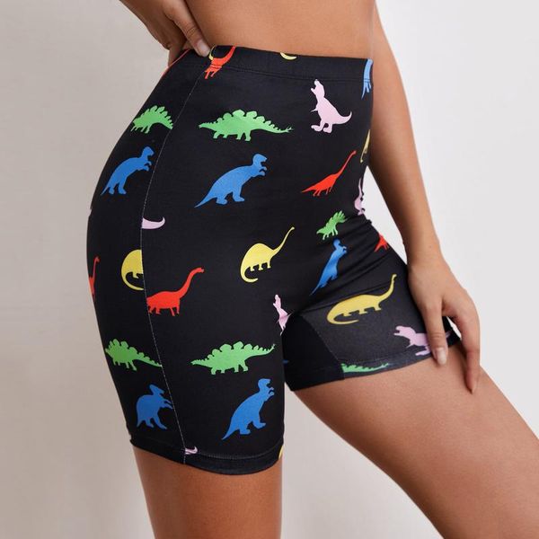 

women's leggings print workout fitness sports running high waist leggins push up seamless athletic pants short women, Black