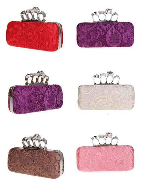 

evening bags fashionable versatile ladies hand bag personality ring skeleton women s lace lady temperament dress evening 6dfi
