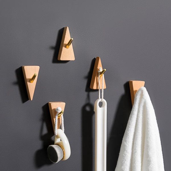 

robe hooks 4pcs creative wall-mounted stainless steel self-adhesive sundries storage hangers bathroom kitchen decor