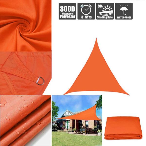 

waterproof sun shelter triangle sunshade protection outdoor canopy cover garden patio pool shade sail awning camping