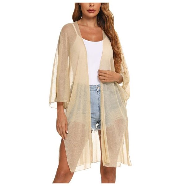 

women's swimwear women summer beach cardigan oversize fashion holiday light coat with sunscreen ropa mujer verano 2021 dress, White;black