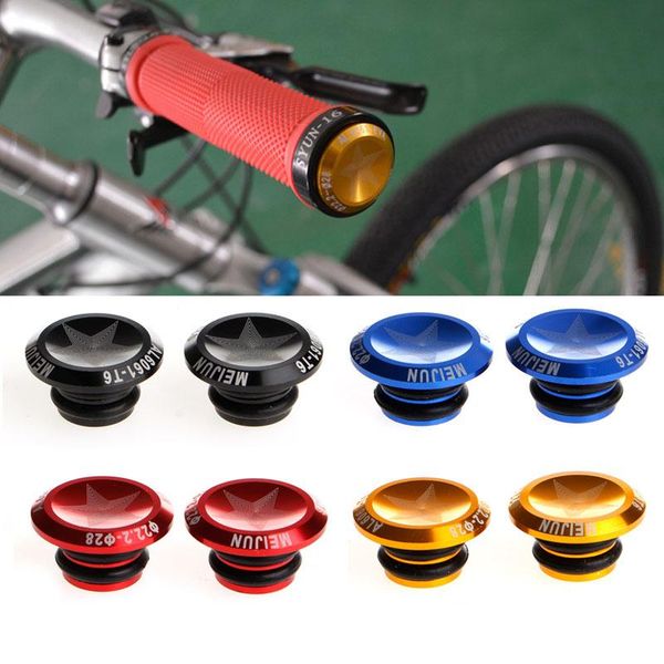 

bike handlebars &components 1 pair mtb aluminum alloy handlebar bar end plugs sers