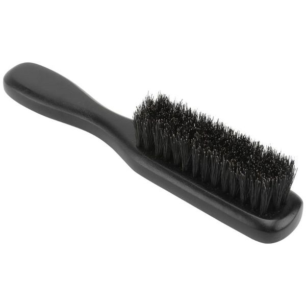 

hair brushes 1pc long handle beard brush mustache barber black, Silver