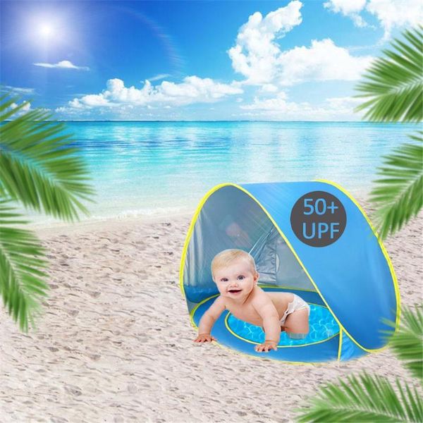 

beach tent uv protection waterproof automatic opening sun shade travel tourist camping tents for kids children and shelters