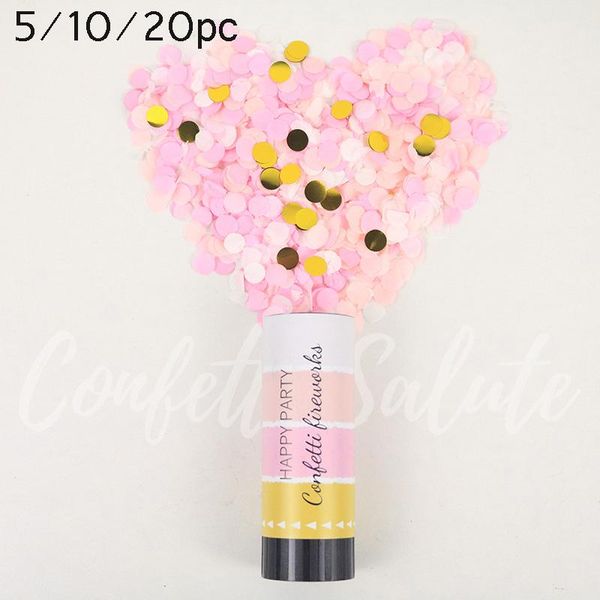 

party decoration 5/10/20pcs confetti cannons poppers wedding streamers air compressed handheld graduation supplies