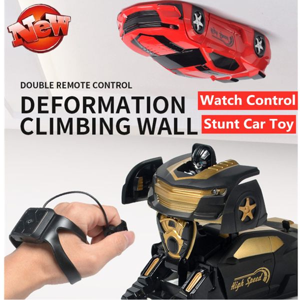 

wall climbing car ges gesture sensing remote control anti gravity land and wall dual mode driving rc stunt toy one key deform