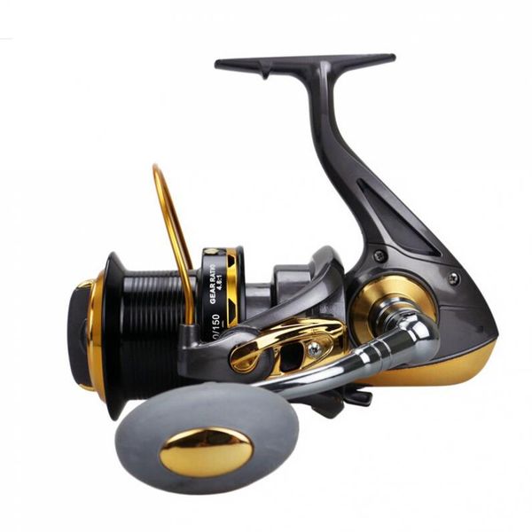 

12+1bb 4.6:1 fishing reel trolling long s casting big sea spinning wheel max drag 20kg / 44lb with full metal cnc rocker arm baitcasting ree