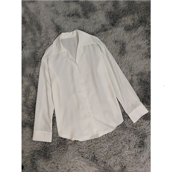 

shirt tencel white diagonal button suit collar blouse mmes