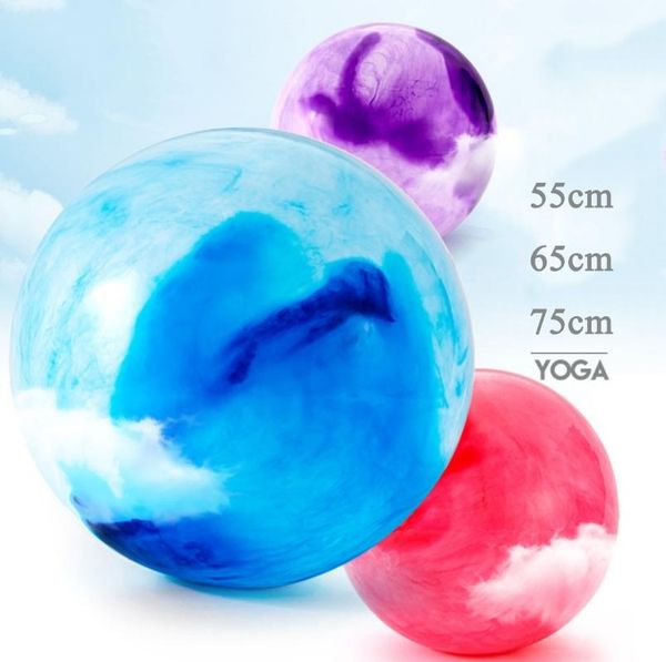 

55cm/65cm/75cm pvc fitness balls yoga ball pilates equipment thickened explosion-proof exercise home gym training