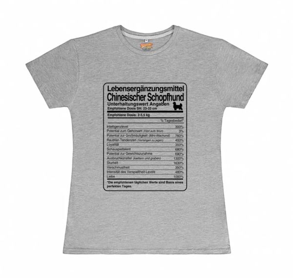 

T-Shirt Womens dose Chinese Crested Dog Life Supplements by siviwonder, Mainly pictures