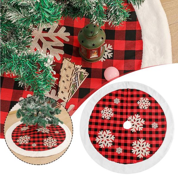 

christmas decorations tree decor snowflake white skirt fur for xmas home
