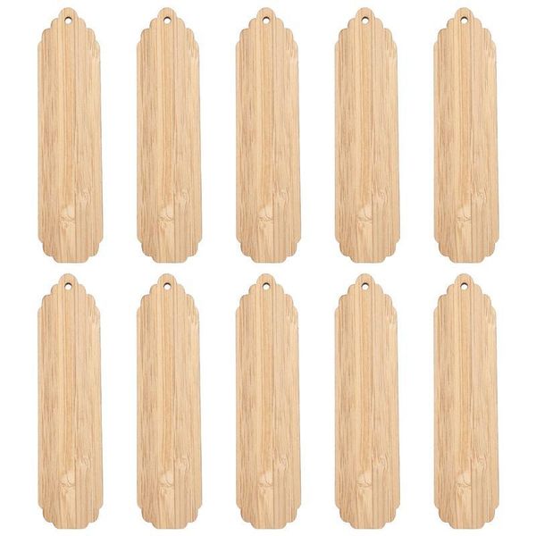 

bookmark 10pcs wood blank bookmarks unfinished tags creative wooden craft