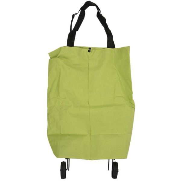 

lightweight foldable shopping trolley wheel folding bag traval cart luggage storage bags