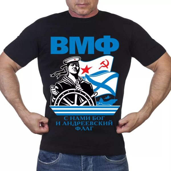 

t-shirt 2020 fleet navy t-shirts army military men's clothing russian russia, White;black