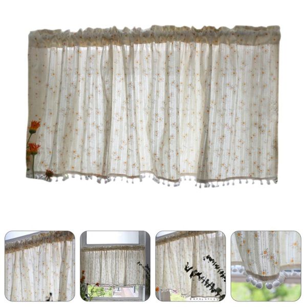 

curtain & drapes blackout lace half decorative for home