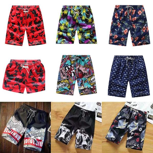 

men's shorts men couple summer beach casual athletic gym sports swimwear short pants, White;black