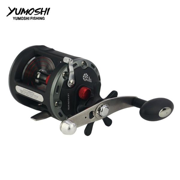 

12+1 bb high speed cast drum wheel fishing reel lure tackle trolling boat saltwater right hands round bait casting jcb baitcasting reels