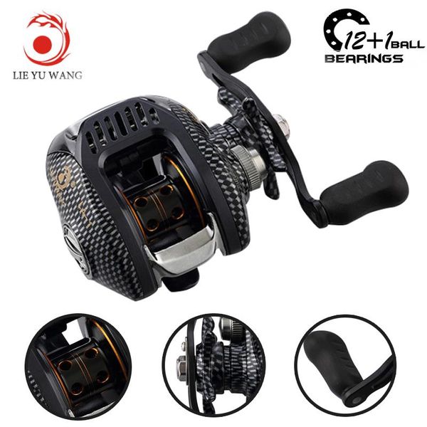 

baitcasting reels lieyuwang 12+1bb 6.3:1 left right hand fishing reel cnc low profile reel bait olta makaralar shimano