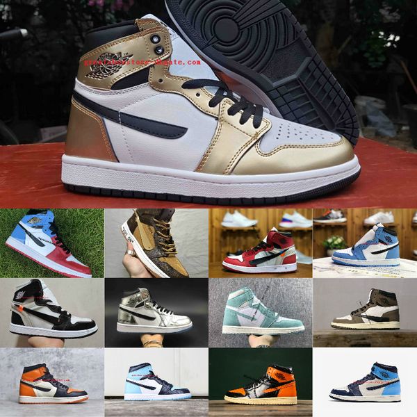 

hight mid basketsball shoes x 1 designer classic limited style color quality og chicago black toe men women 1s for resale 36-46
