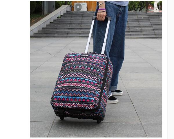 

rolling bag for women baggage wheeled luggage cabin trolley on wheels suitcase duffle duffel bags