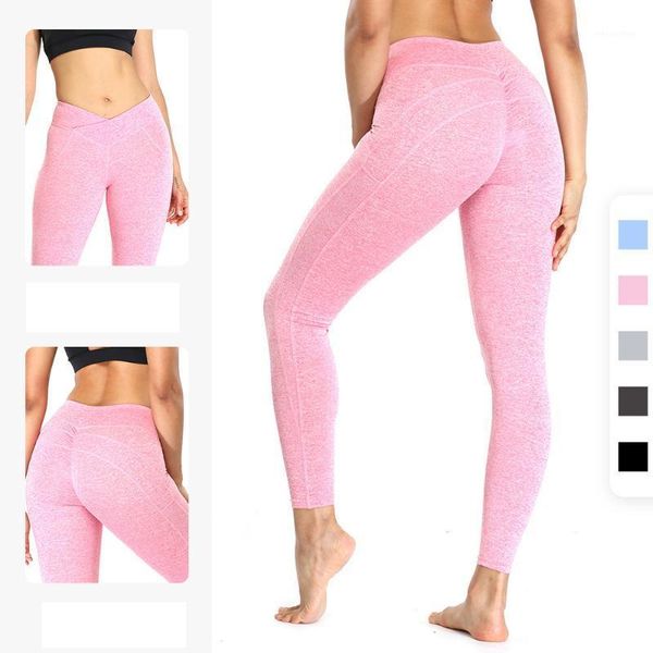 

yoga outfit fitness leggings women peach hip for workout woman clothing pants