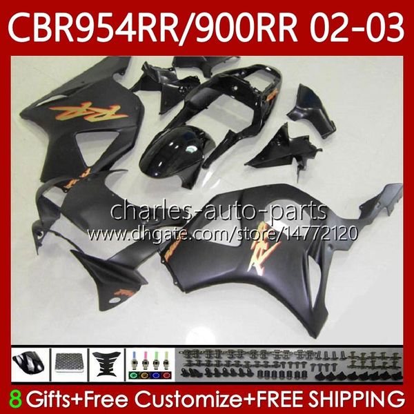 Verkleidungsset für HONDA CBR954 CBR900 RR CBR 900 954 RR CC CBR954RR Mattgrau 02 03 Karosserie 61No.89 CBR 954RR 900RR 900CC 2002 2003 CBR954-RR CBR900RR 02-03 OEM-Karosserie