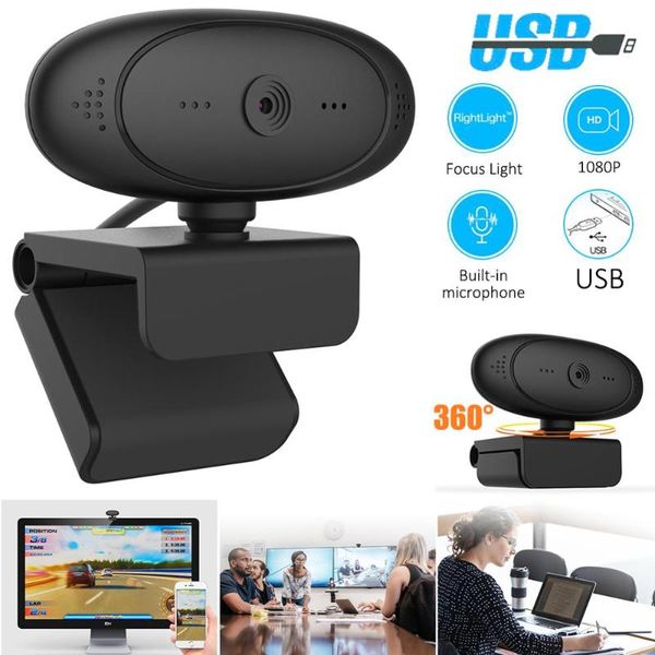 

1080p megapixel usb 2.0 webcam with mic, suitable for computer pc lapwebcams
