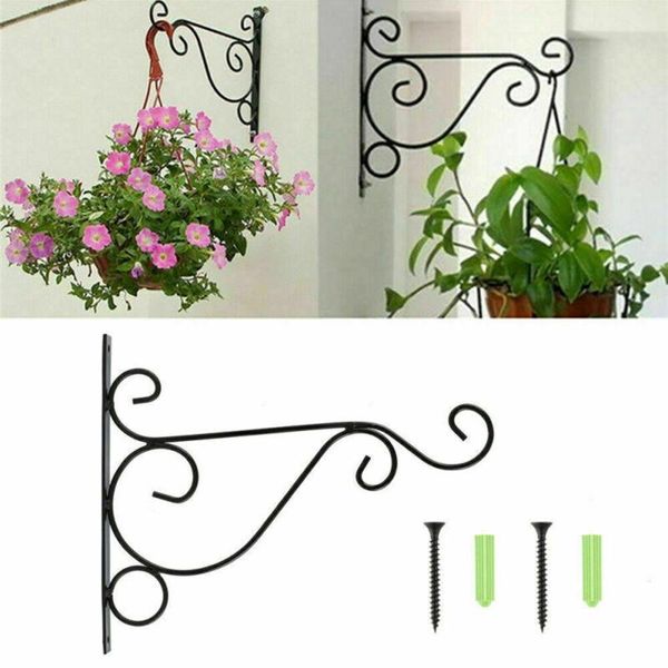 

hooks & rails metal plant hangers brackets outdoor garden hanger hook 20.5*25cm