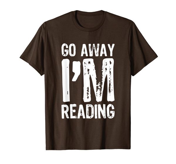 

Go Away I'm Reading Book Reader Gift Funny T-Shirt, Mainly pictures