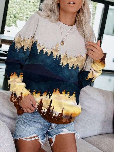 

autumn style long-sleeved printed women's graphic hoodies sweatshirts sudaderas para mujer long sleeve, Black