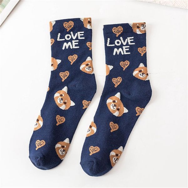 

women fashion stockings animal love me medium sock christmas spring autumn lady love heart printing socks sports 2 98js g2, Pink;yellow