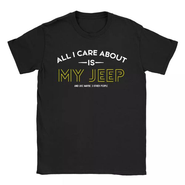 

aicai my jeep mens t-shirt 4x4 off roading gift present, White;black