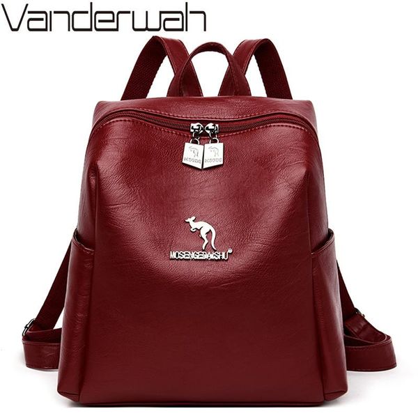 

outdoor bags women backpacks for teenage girls school bag female back pack ladies shoulder leather travel backpack mochilas