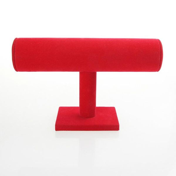 

jewelry pouches, bags black rose red bracelet chain watch holder t bar rack display organizer stand packaging, Pink;blue