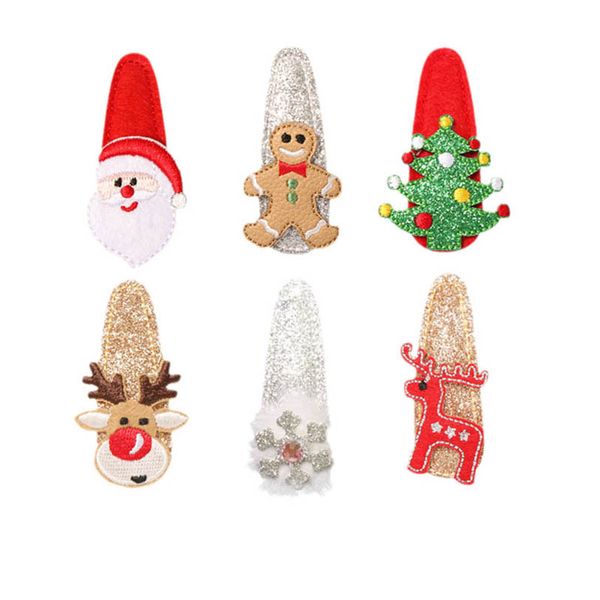 

girls hair accessories hairclips bb clip kids barrettes clips baby children accessory christmas hairpin cute cartoon headdress hairpins orna, Slivery;white