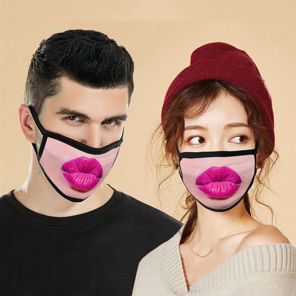 

men's and women's cotton dust-proof 3d direct jet digital printing mask